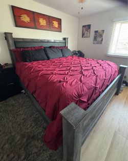 King Adjustable bed with Mattress