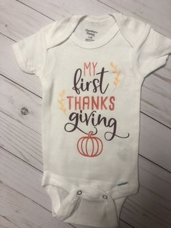 First thanksgiving onesie