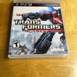 PlayStation 3 / PS3 - Transformers War For Cybertron