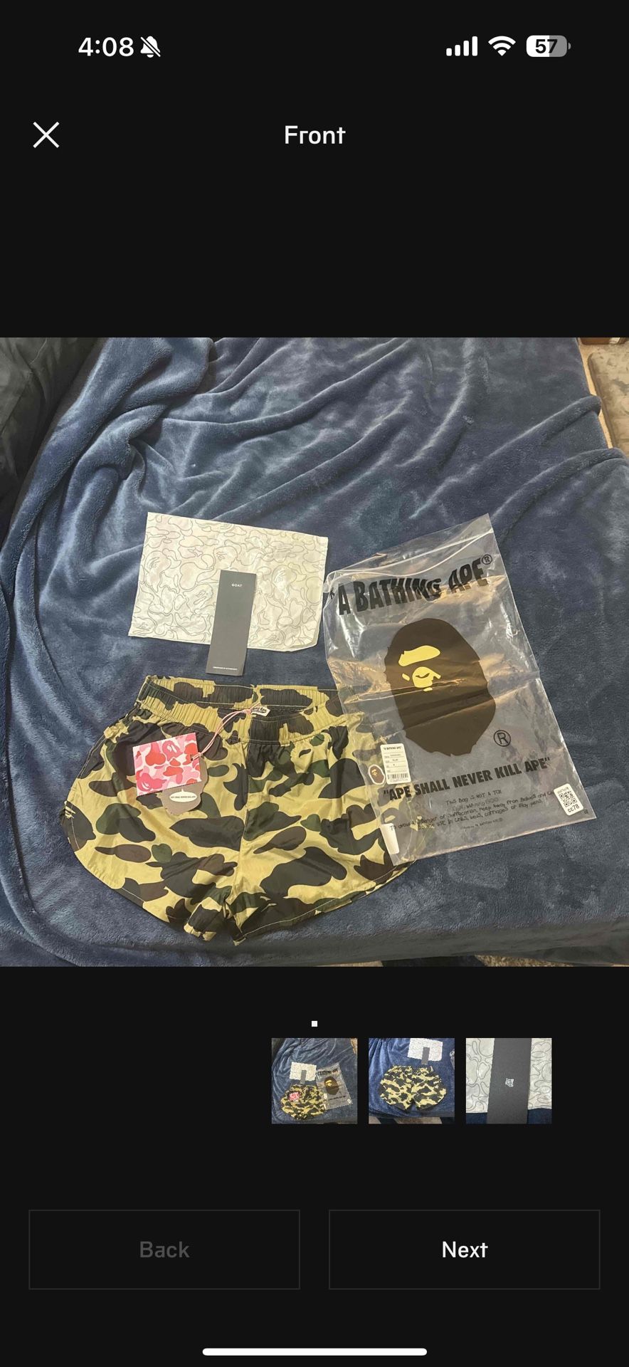 2024 1st Camo Shorts “Yellow”