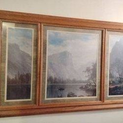 1865 Print Albert Bierstadt Mirror Lake, Yosemite Valley 48 in 