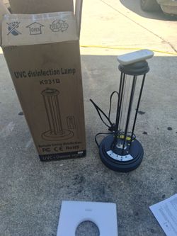 Uvc disinfection lamp