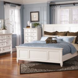 Prentice White Panel Bedroom Set

