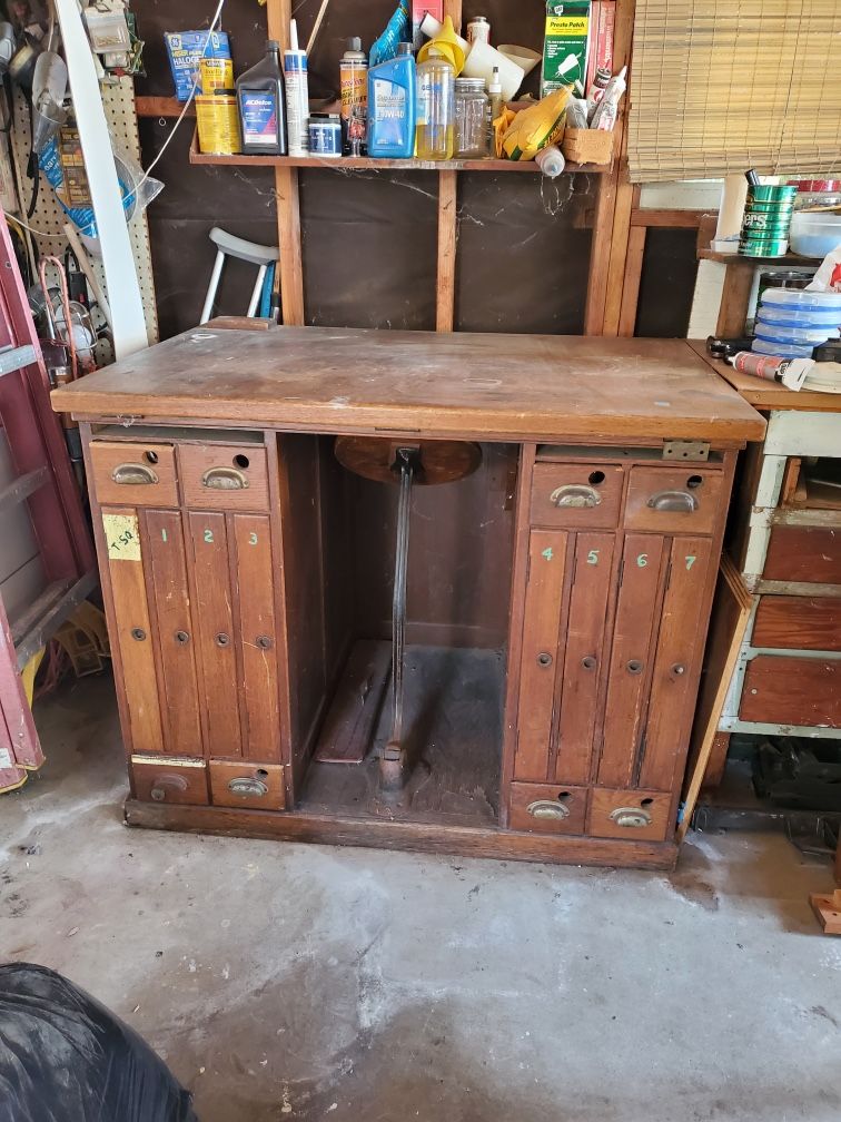 Antique Drafting Desk
