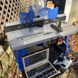 Kobalt 1/4” and 1/2” 12-amp Router and Table