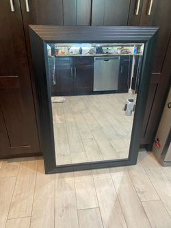 Mirror 31x43 Medium Black Frame