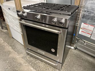 KITCHENAID Gas 5-Burner Convection Range w/ Steam Bake Model #KSGG700ESS7