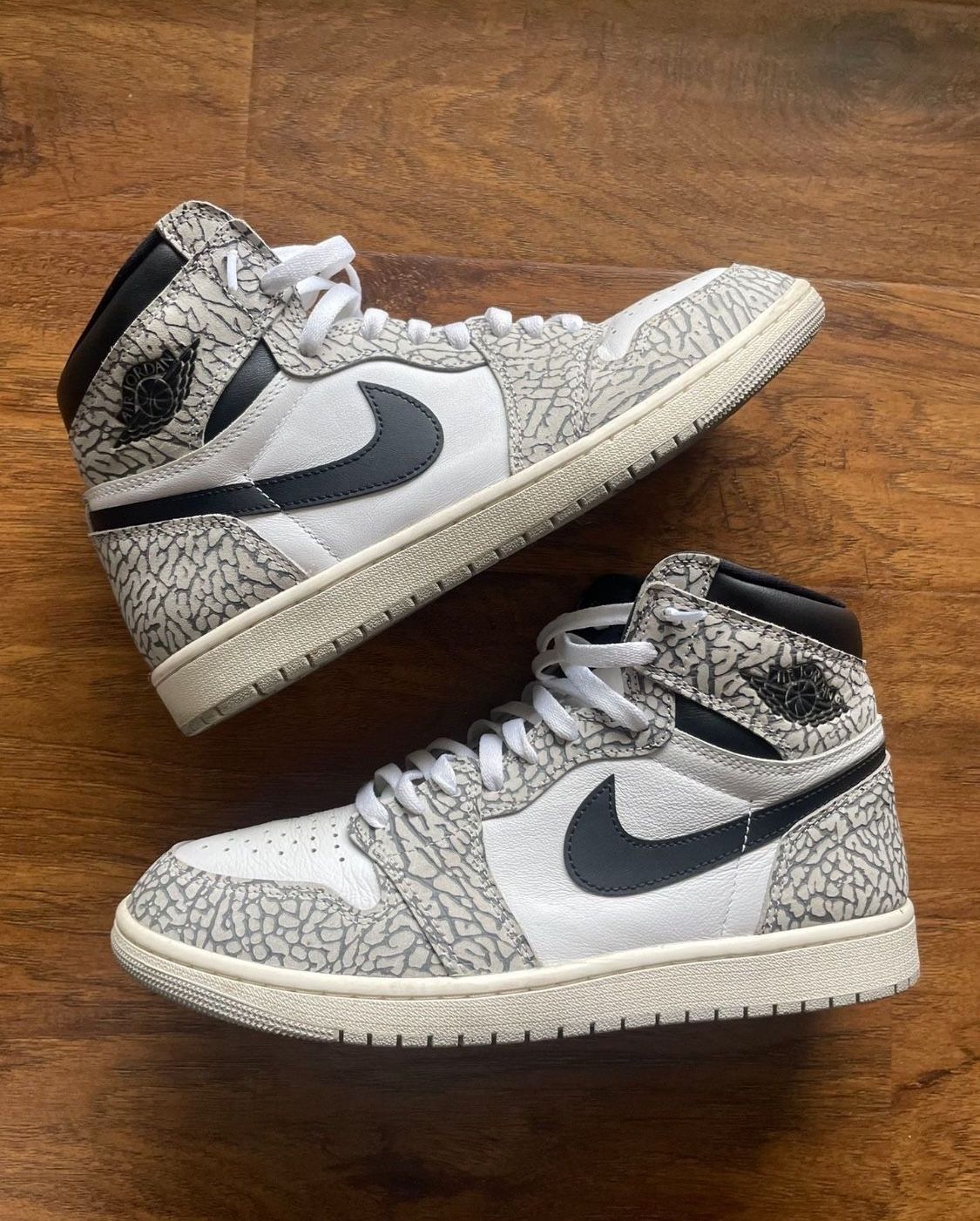 Jordan 1 High White Cement