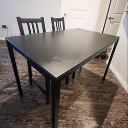 IKEA Dining Table with 2 Chairs – $20
