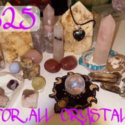 $25 Whole Set Of Crystals 