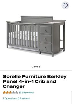 Baby Crib And Mattress