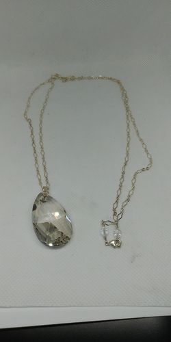 A,SILVER NECKLACE