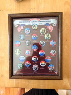 Campaign pins in frame