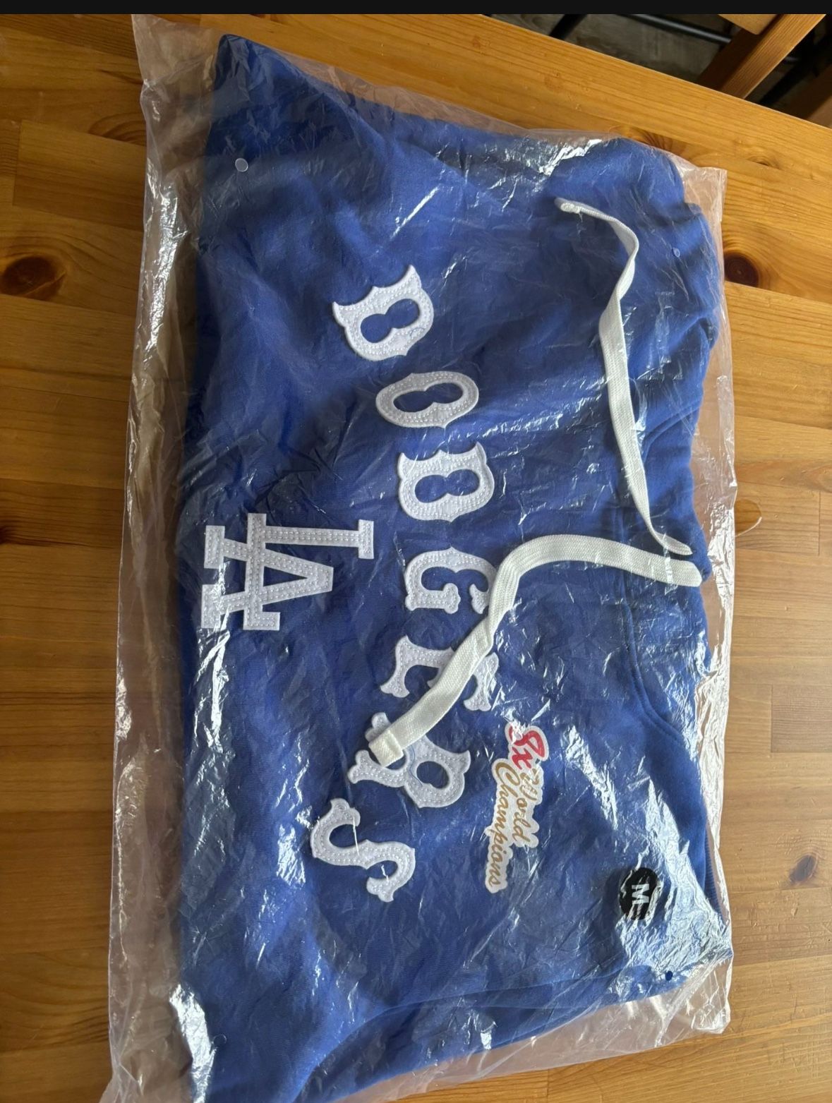 Dodgers World Series Hoodie 2025 Sga Medium