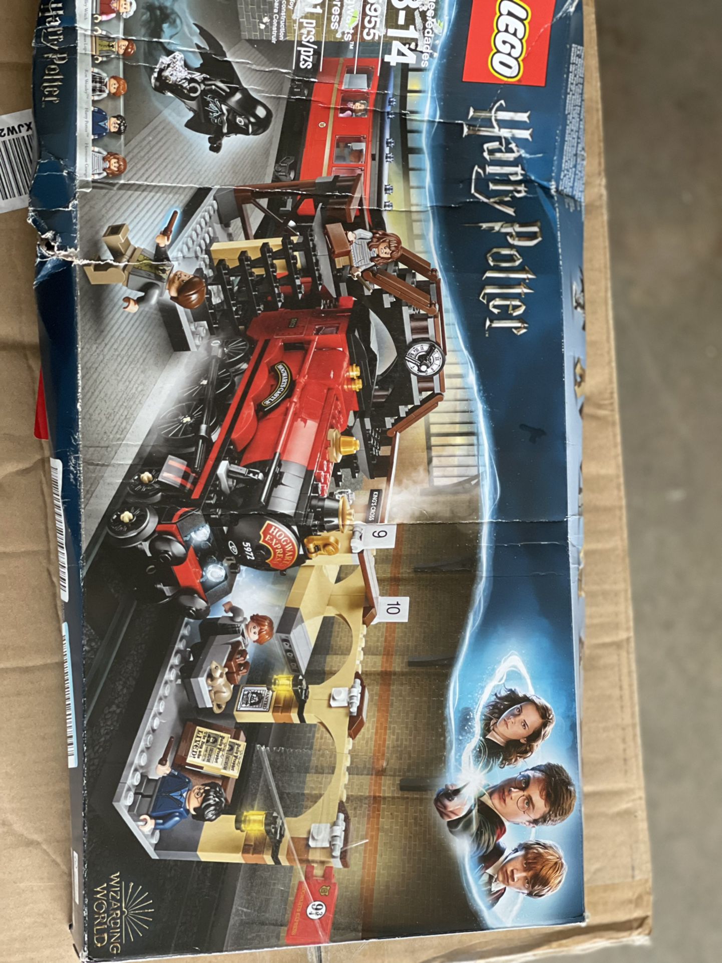New LEGO Harry Potter Hogwarts Express Train Set with Harry Potter Minifigures and Toy Bridge 75955