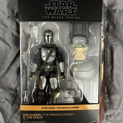 Star Wars The Black Series Din Djarin And The Child 