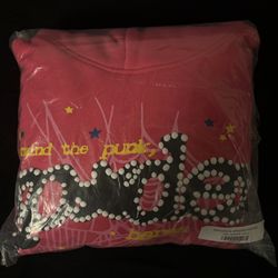 Brand new Pink Sp5der Worldwide hoodie