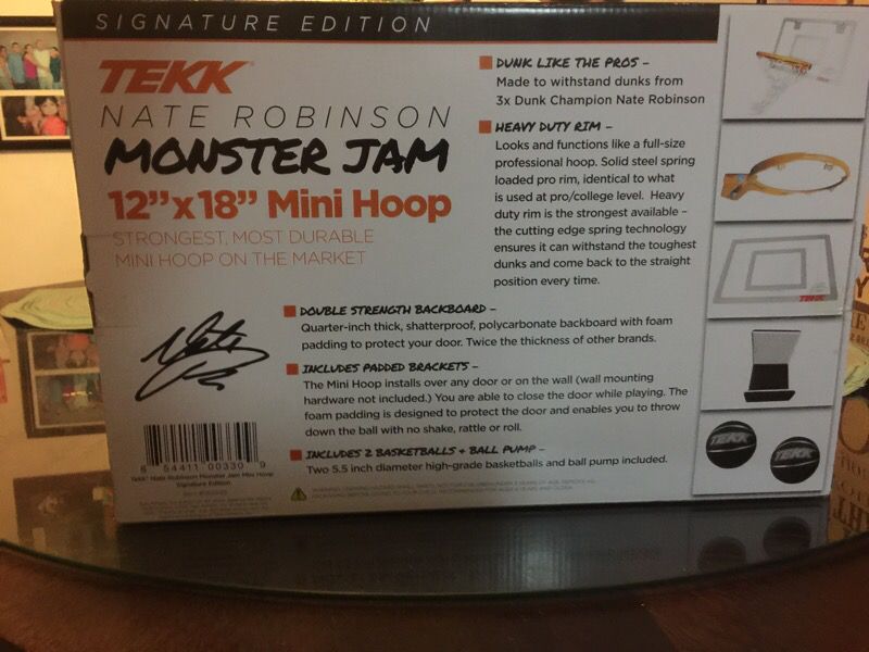Tekk Monster Jam Mini Hoop 12 x 18-inch