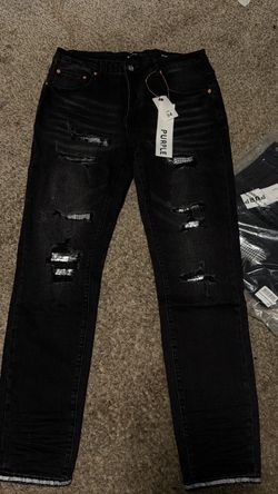 Purple jeans