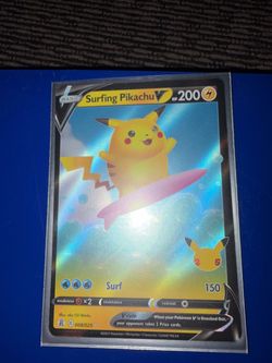 Surfing pikachu V