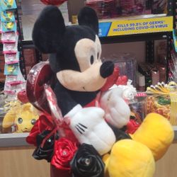 Valentine's Day decorations.