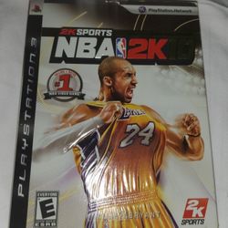 NBA 2K10 (Sony PlayStation 3, 2009) Brand New Sealed Kobe on Cover PS3