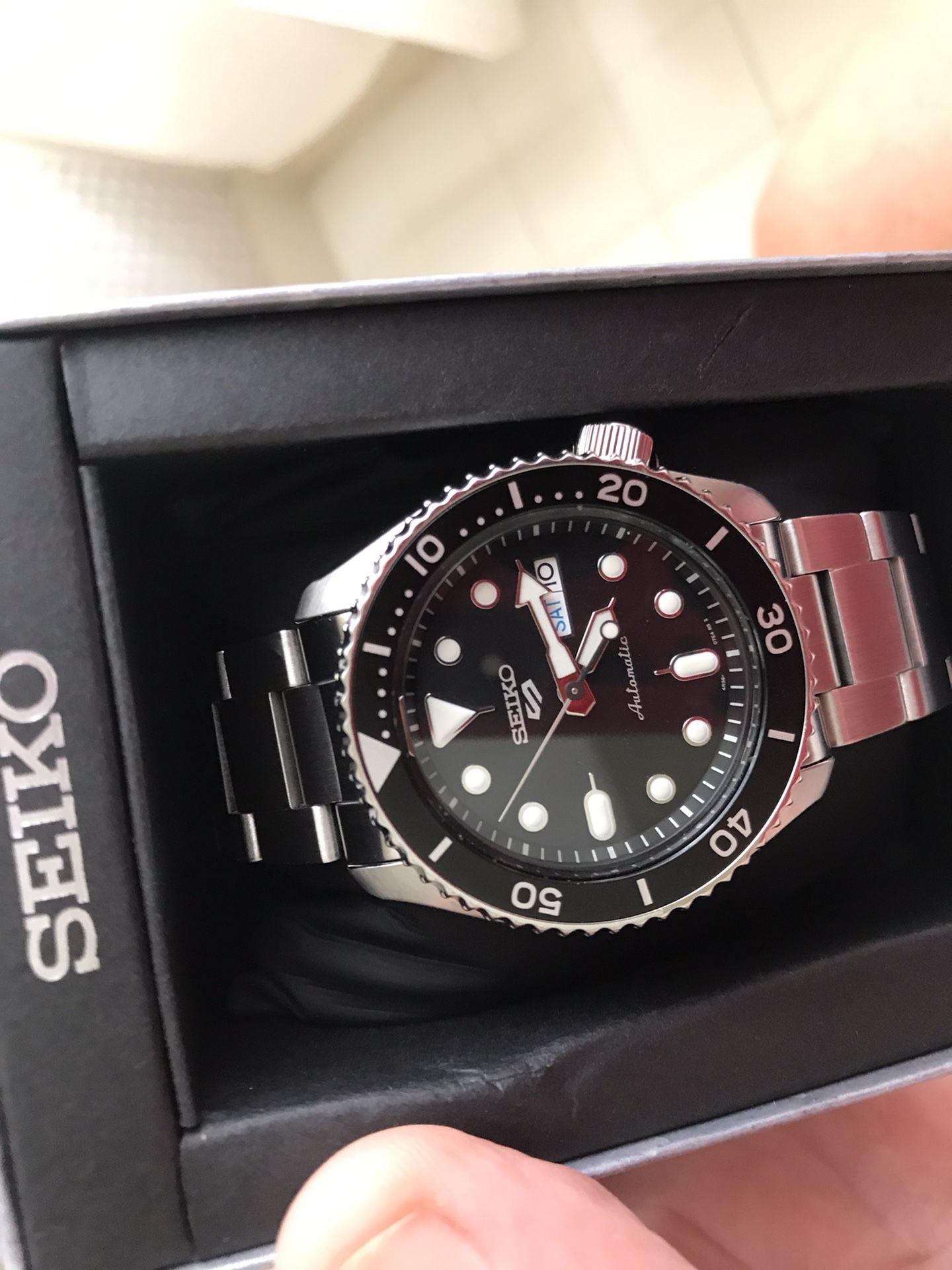 A New Seiko Mdl.#5 All Stainless Dive Watch For Trade