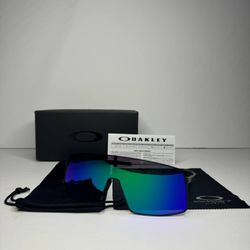 Green and Blue Oakley Sutro Ti (Green/Blue) Titanium Frame Sunglasses