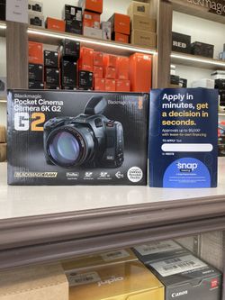 Blackmagic Pocket Cinema 6k G2 Camera (Located In Downey, CA)
