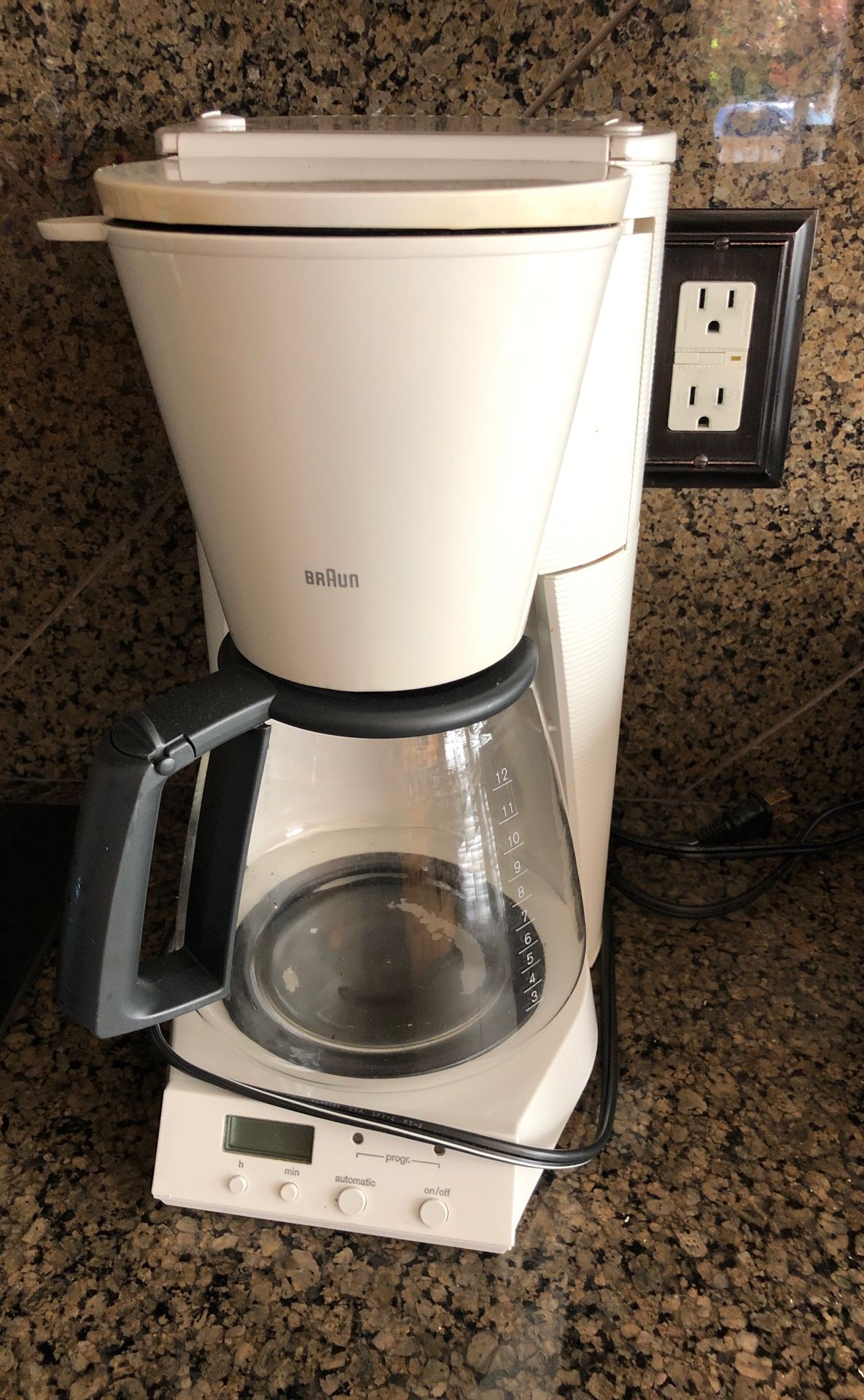 Braun coffee maker
