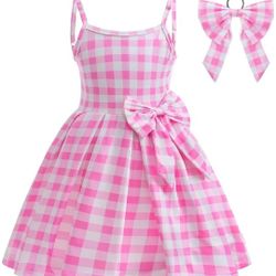 Barbie Dress Costume For Girls 7 /8 Years Old (140)