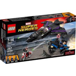 Lego Marvel Super Heroes Captain America, Black Panther, and Bucky
