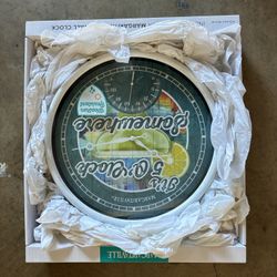 Margaritaville Indoor/Outdoor Clock
