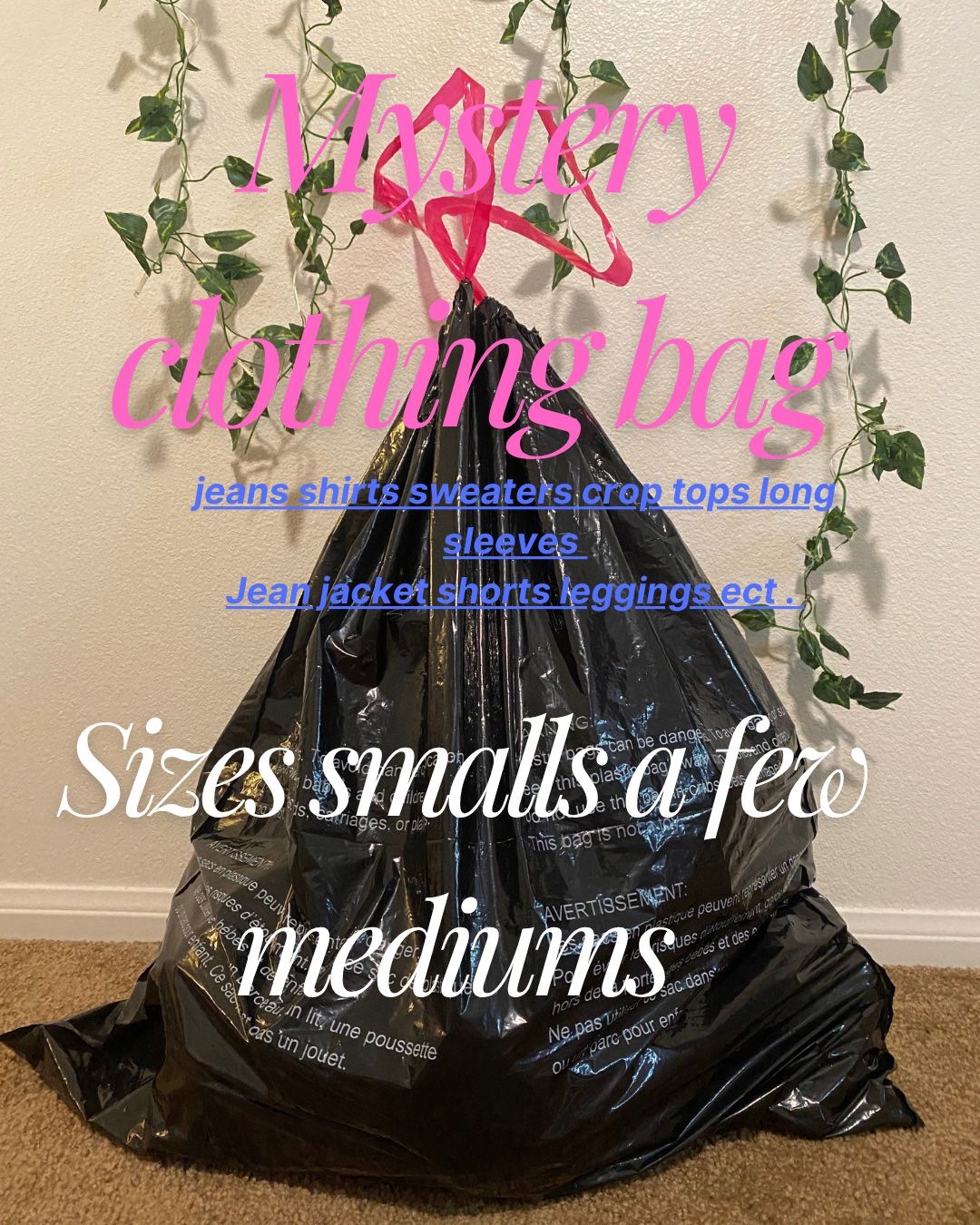 Big Bag Of Clothes Smalls, M