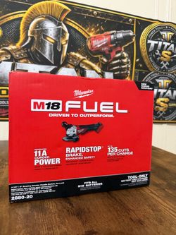 Grinder Milwaukee M18 Fuel 2880-20 RapidStop Tool Only