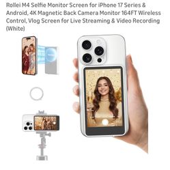 Magnetic Phone Viog Selfie Screen Ph02 Max-BMW