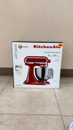 KITCHEN AID ARTISAN TILT-HEAD STAND MIXER 5QT KSM150PSER EMPIRE RED