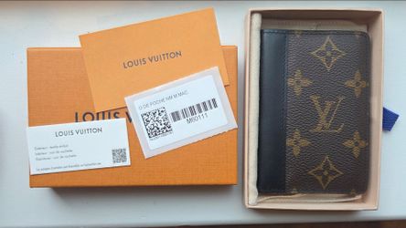 Louis Vuitton Pocket Organizer Monogram Macassar Canvas