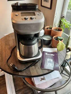 Breville Grind Control Coffee Maker, 60 ounces, Brushed Stainless Steel