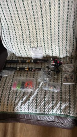 All in one fishing travel kit