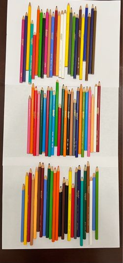 Used Crayola colored pencil set of 73