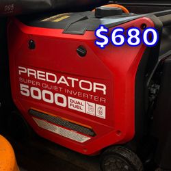 Predator 5000 Super Quiet Dual Fuel Inverter Generator