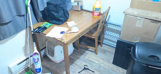 Wooden Table and Chair Set