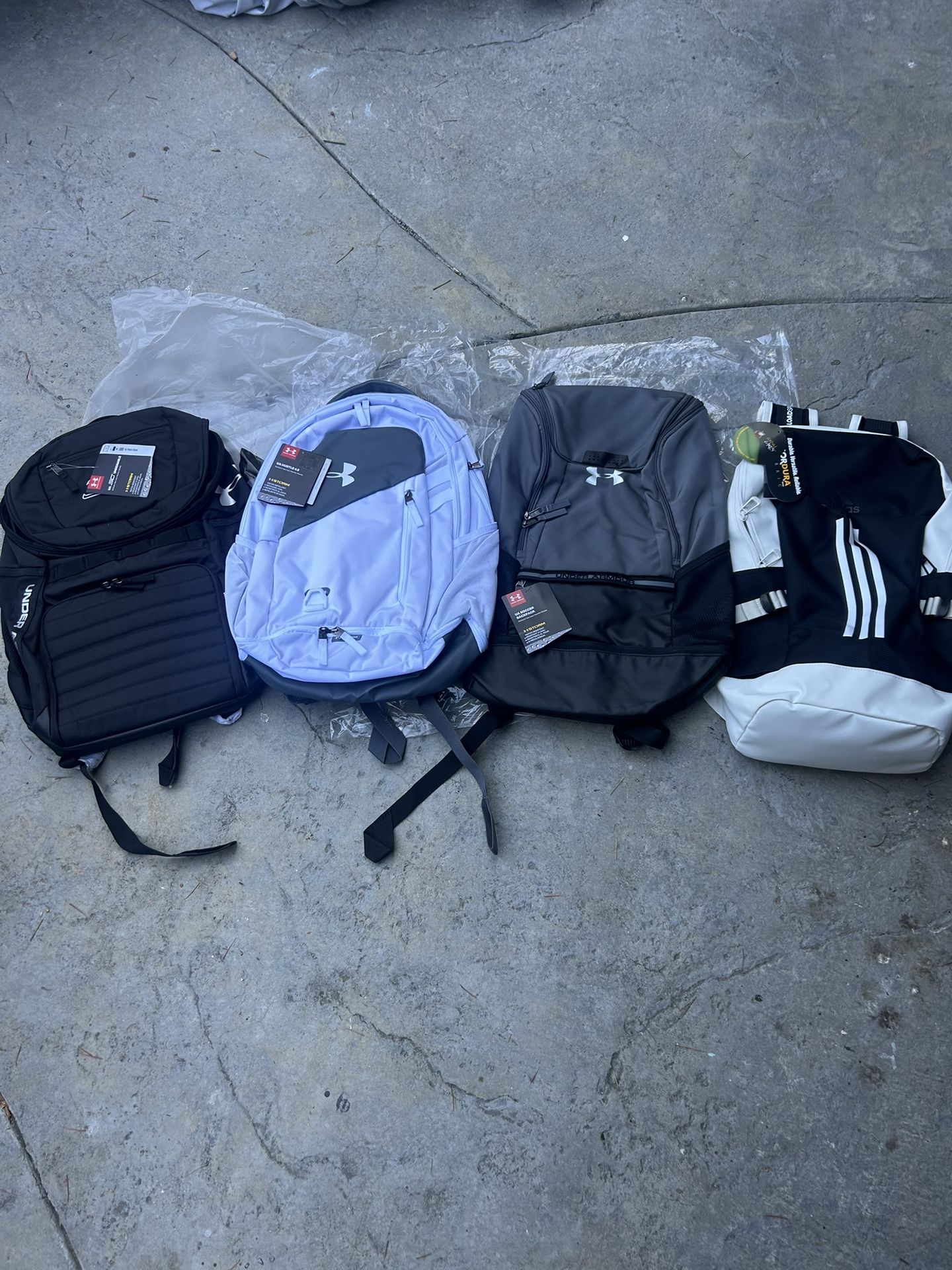 Backpacks New Under Armour And Adidas