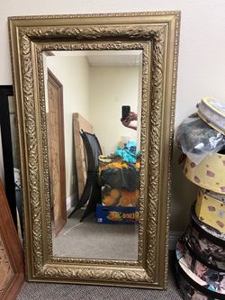 Vintage Large Gold Frame Mirror