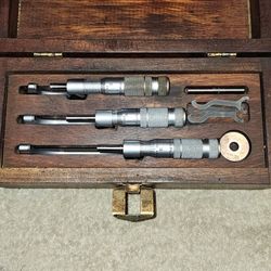 Brown And Sharp 3 - Piece Taper Set With Box