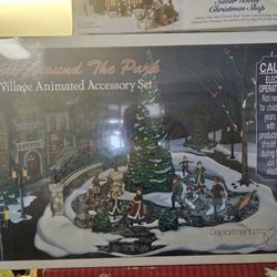 Dept 56 SKATING POND NEW