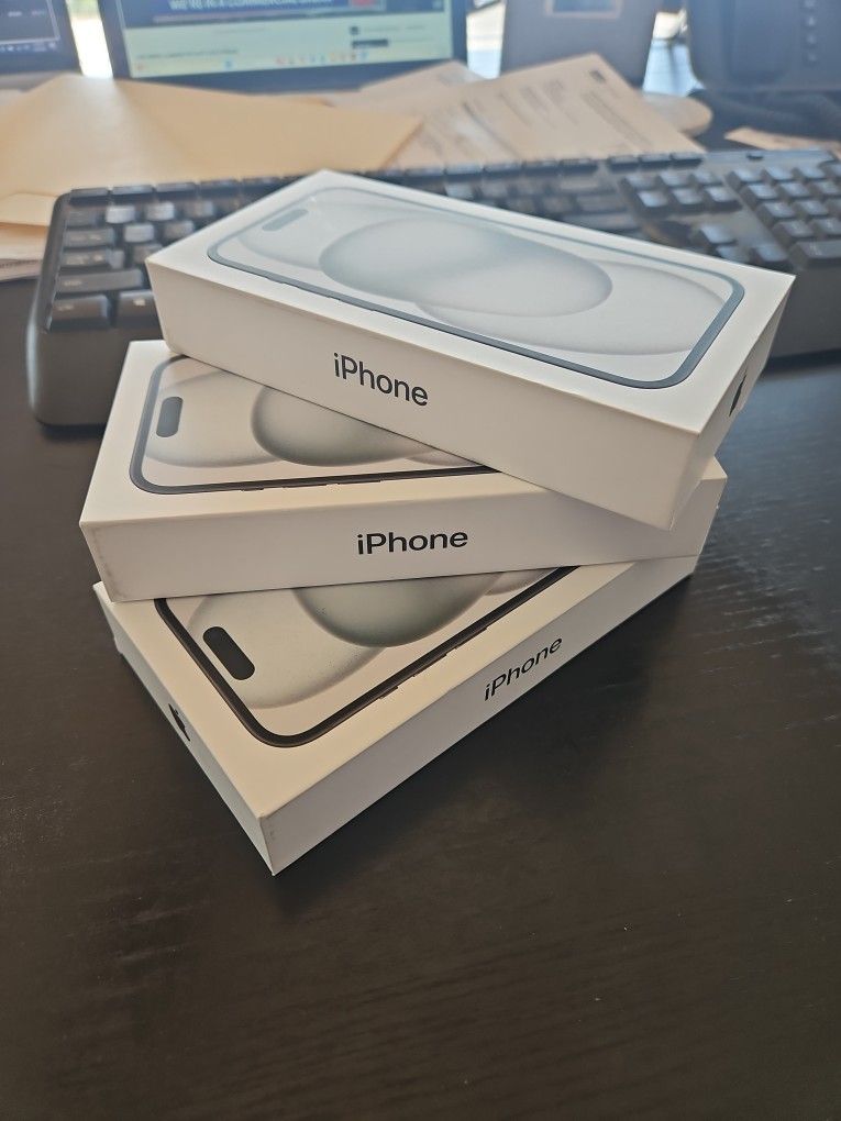 Apple IPhone 15 BLACK 128 Unlocked (A2846) Sealed NEW