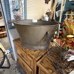 Large Brass Bucket 