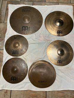 Meinl Byzance & Pure Alloy Custom Cymbal Set + Istanbul Agop Clap Stack & Bag